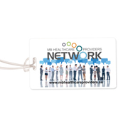 PhotoImage ® Full Colour Imprint* Write-On Surface Luggage Bag Tag